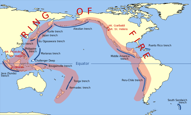 Image: Earthquakes and the Pacific Ring of Fire