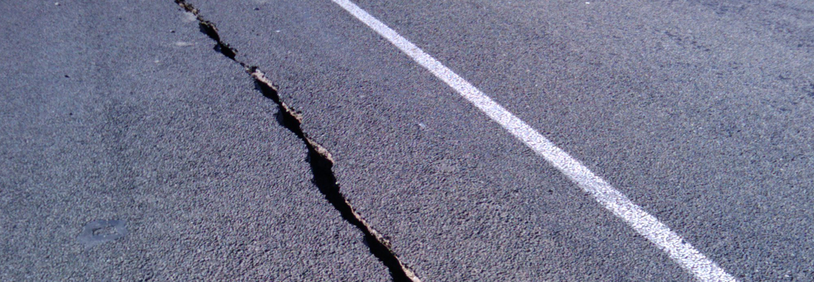 Image: Earthquake Road Damage